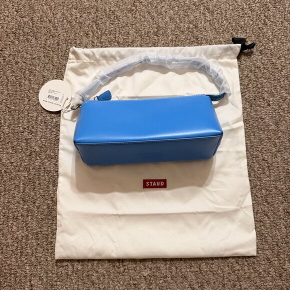 STAUD Kaia Shoulder Bag Azure - Picture 2 of 9